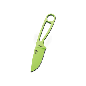 ESEE Knives Izula Fixed Blade Knife 2.63" Drop Point 1095 Powder Coat Blade 1095 Handle Venom Green - Esee Knives