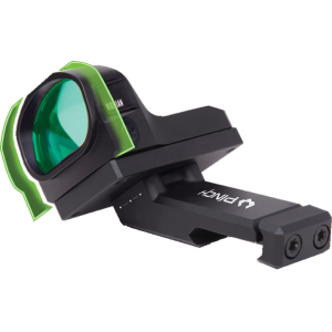 VIRIDIAN Pinch 35 Degree Offset Picatinny Red Dot Adjustable ACRO Footprint Mount Matte Black