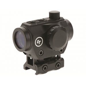 CRIMSON TRACE CTS-25 Compact Red Dot Sight 1x 25mm 4.0 MOA Dot with Picatinny Mount Matte Black
