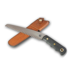 Knives of Alaska Camping Saw 8" SK5 Steel Blade SureGrip Handle Black - Knives Of Alaska