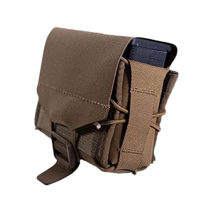 High Speed Gear LR-XL Taco MOLLE Large Rifle Magazine Pouch Nylon Coyote - High Speed Gear