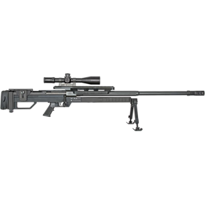 Steyr HS 50-M1 Bolt Action Rifle 50 BMG 35" Fluted Black Threaded Barrel Black Frame Black Chassis