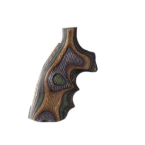 Hogue Fancy Hardwood Grips with Finger Grooves for Ruger Security Six Lamo Camo - Hogue