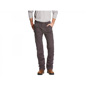 ARIAT Men's Rebar M4 DuraStretch Washed Twill Dungaree Pants Rebar Gray 30X34