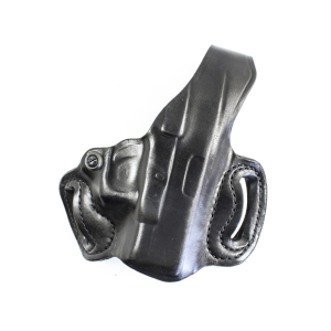 DeSantis Gunhide Thumb Break Mini Slide OWB Holster Left Hand Springfield Hellcat Leather Black - Desantis Gunhide