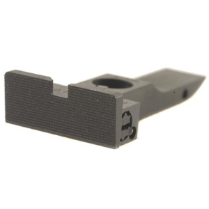 Kensight Adjustable 1911 Rear Sight Elliason Cut Steel Black Square Blade Fully Serrated - Kensight