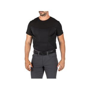 5.11 Men's Cams Short Sleeve Base Layer Shirt Black Large - 5.11