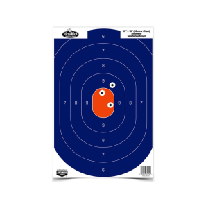 Birchwood Casey Dirty Bird 12" x 18" Blue/Orange Silhouette Target 50PK