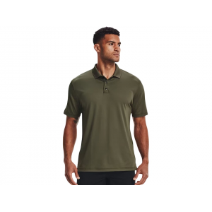 Under Armour Men's Tac Elite Polo Marine OD Green Large - Under Armour