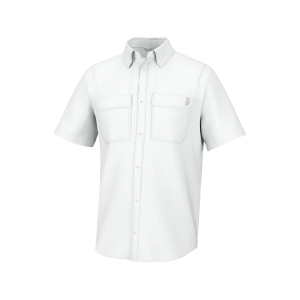 Huk Men's Back Draft Short Sleeve Shirt White 2XL - Huk
