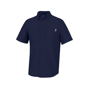 Huk Men's Back Draft Short Sleeve Shirt Naval Academy XL - Huk