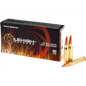 igh Defense CC 308 Winchester 152 Grain Lehigh Controlled Chaos Solid Hollow Point Lead Free Box Of 20 Ammo