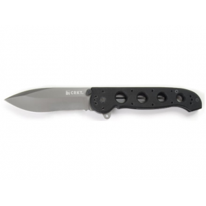 CRKT M21 Pocket Knife 3.875" Spear Point 8Cr14MoV Titanium Nitride Blade G-10 Handle Black - Crkt