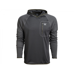 Vortex Optics Men's Weekend Rucker Hoodie Charcoal Large - Vortex Optics