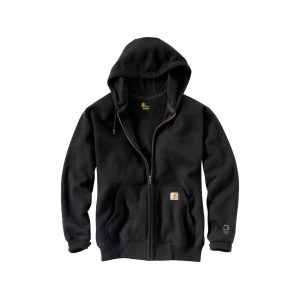 Carhartt Men's Rain Defender Loose Fit Heavyweight Full Zip Hoodie Black Large