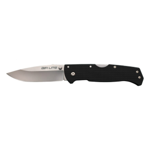 Cold Steel Air Lite Pocket Knife 3.5" Drop Point AUS-10 Satin Blade G-10 Handle Black