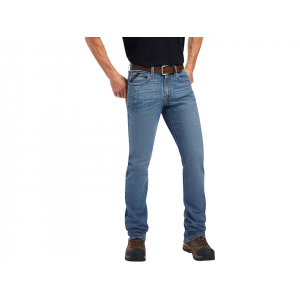 ARIAT Men's Rebar M4 Low Rise DuraStretch Relaxed Boot Cut Jeans Ventura 34X34