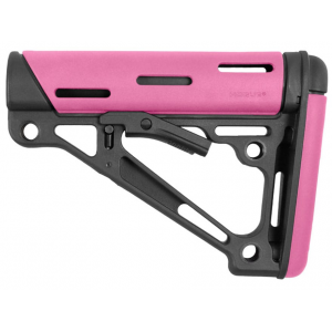 Hogue OverMolded Collapsible Stock AR-15, LR-308 Pink - Hogue