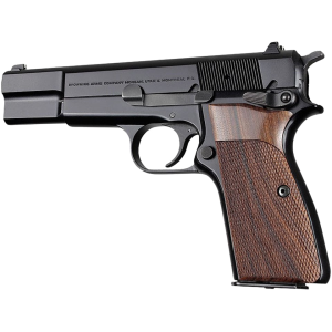 Hogue Fancy Hardwood Grips for Browning Hi-Power Checkered Pau Ferro - Hogue