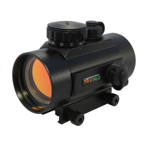 TRUGLO Red Dot Sight 40mm Tube 1x 5 MOA Dot with Integral Weaver Base Matte Black
