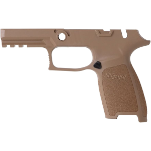 SIG SAUER P320 Carry 9mm, 357 Sig, 40 S&W Grip Module Assembly Manual Safety Large Coyote