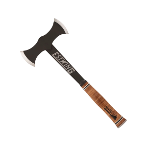 Estwing Black Eagle Double Bit Axe Leather Handle - Estwing