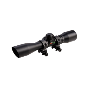 TRUGLO Compact Shotgun Scope 4x 32mm Diamond Reticle Matte Black