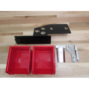 Inline Fabrication Case Ejector System for Hornady Single Stage Press with Red Bullet Trays