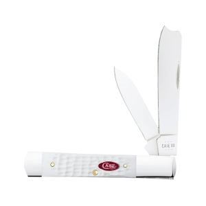 Case Razor Pocket Knife 3" Razor/Pen Tru-Sharp Stainless Blade Synthetic Handle White