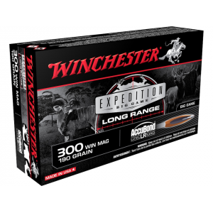chester Expedition Big Game Long Range 300 Winchester Magnum 190 Grain Nosler AccuBond Long Range Bonded Polymer Tip Box Of 20 Ammo