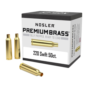 Nosler Custom 220 Swift Brass Box of 50 - Nosler