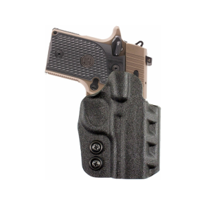 DESANTIS GUNHIDE Cazzuto OWB Holster Right Hand Springfield Hellcat, Hellcat OSP Kydex Black