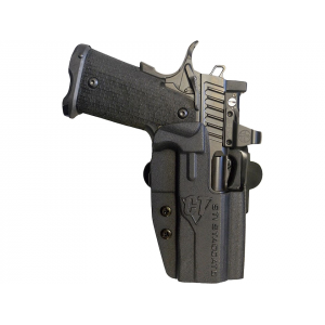 COMP-TAC International OWB Holster Right Hand Walther Q4 Steel Frame Kydex Black