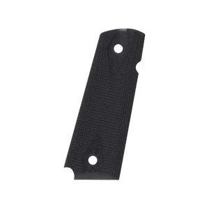 Hogue Fancy Hardwood Grips for 1911 Government, Commander Ambidextrous Safety Cut Checkered Ebony - Hogue