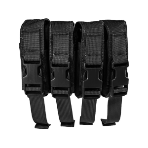 High Speed Gear Modular MOLLE Quad Magazine Pouch Nylon Black - High Speed Gear