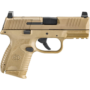 FN 509 Compact Mrd 9mm Luger Pistol 3.7" Barrel 15+1 Round Flat Dark Earth
