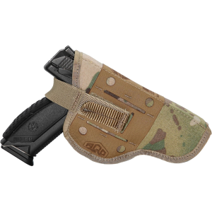 ALASKA GUIDE CREATIONS Pack Holster Ambidextrous Universal Compack, Sub Compact Nylon Multicam