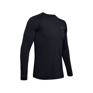 UNDER ARMOUR Men's 2.0 Long Sleeve Base Layer Shirt Black Medium