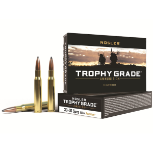 ler Trophy Grade 30-06 Springfield 150 Grain Nosler Partition Jacketed Soft Point Box Of 20 Ammo
