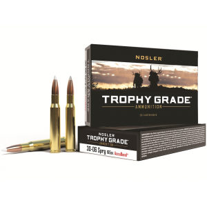 ler Trophy Grade 30-06 Springfield 165 Grain Nosler AccuBond Bonded Polymer Tip Box Of 20 Ammo