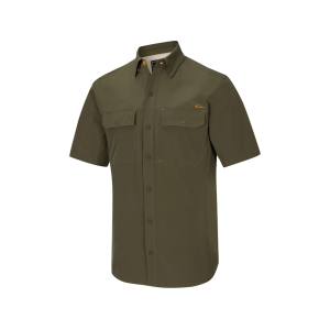 Drake Men's Lake Shore Performance Shirt Crocodile Medium - Drake