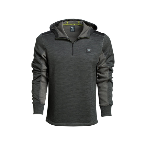 VORTEX OPTICS Men's Frontier Limits Quarter Zip Hoodie Gray Heather Medium