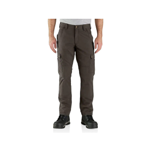 CARHARTT Men's Rugged Flex Ripstop Cargo Work Pants Dark Coffee 34X32