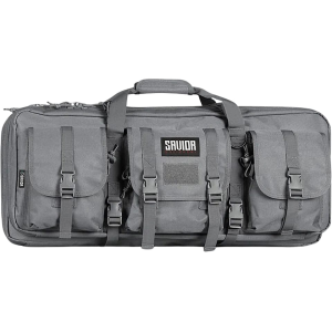 Savior Equipment American Classic Shorty Double Rifle Case 24" Gray - Savior Equipment