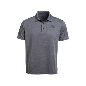 VORTEX OPTICS Men's Escape Velocity Short Sleeve Polo Shirt Turbulence Large