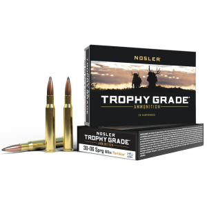 ler Trophy Grade 30-06 Springfield 180 Grain Nosler Partition Jacketed Soft Point Box Of 20 Ammo