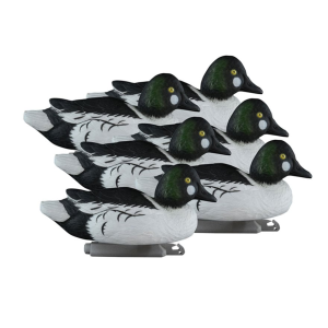 Higdon Standard Foam Filled Goldeneye Duck Decoy Polymer 6PK - Higdon