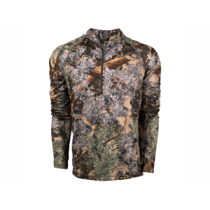 Kings Camo Men's XKG Elevation Quarter Zip Shirt Desert Shadow Medium