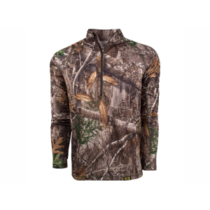KING'S CAMO Men's XKG Elevation Quarter Zip Shirt Realtree EDGE 2XL