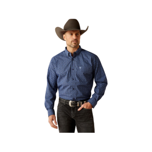 Ariat Men's Talon Long Sleeve Shirt Dark Blue XL - Ariat